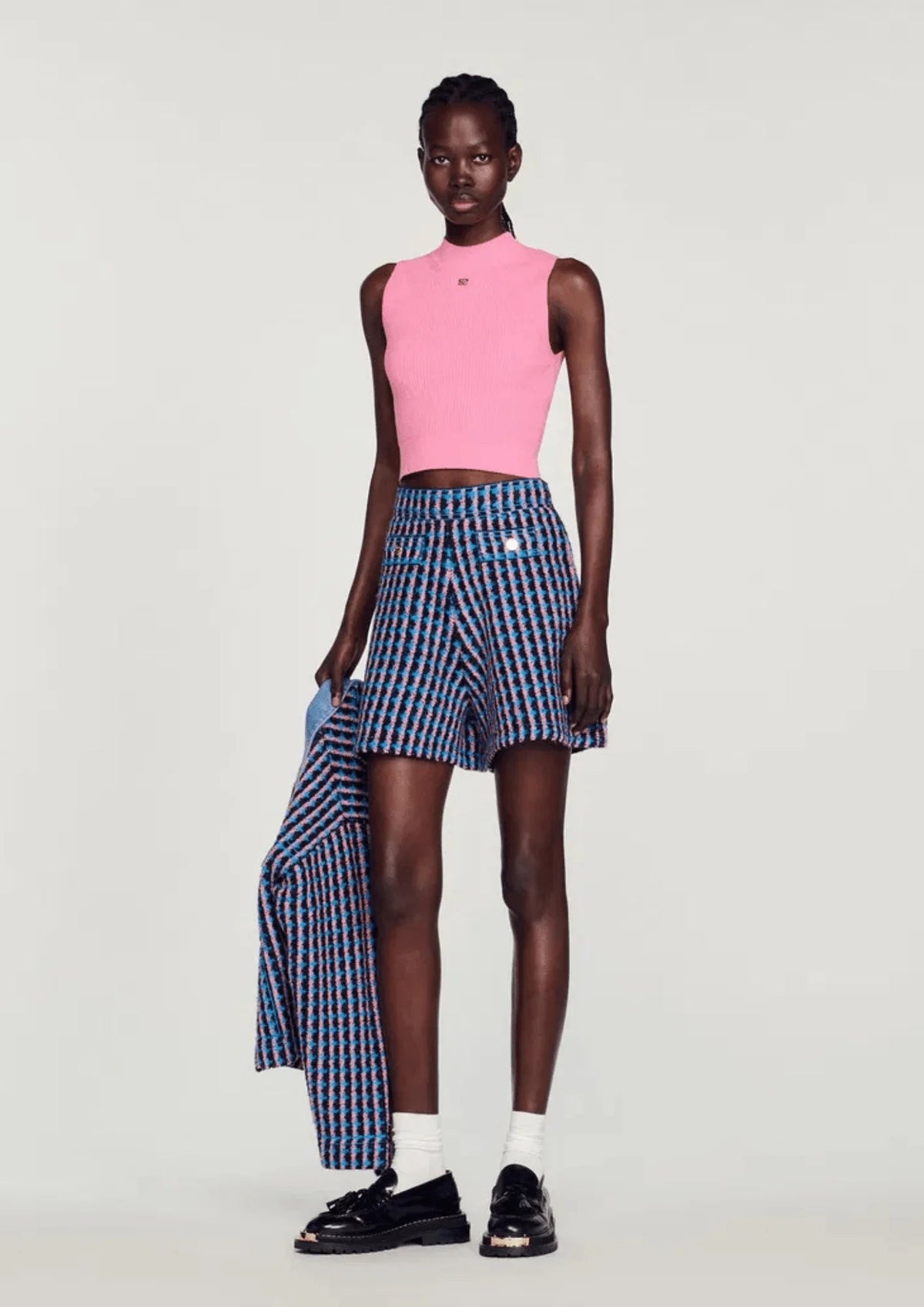 GILO TWEED-SHORTS