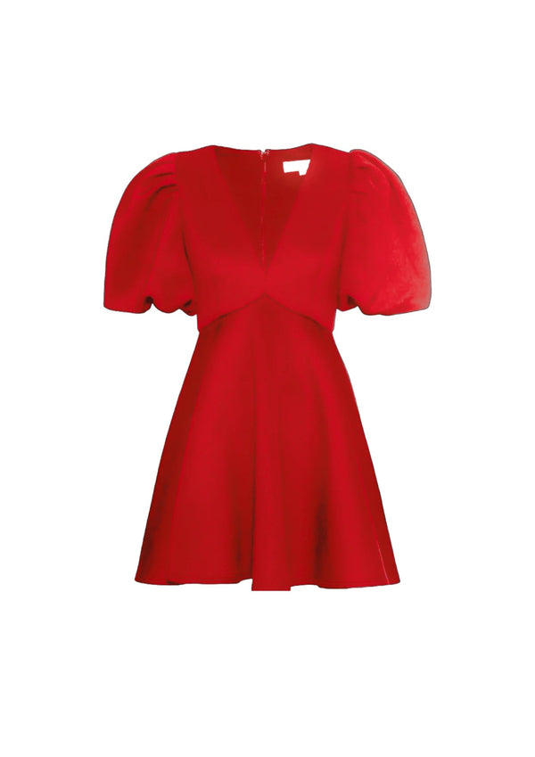 ROBE DE COCKTAIL ROUGE MELANIE