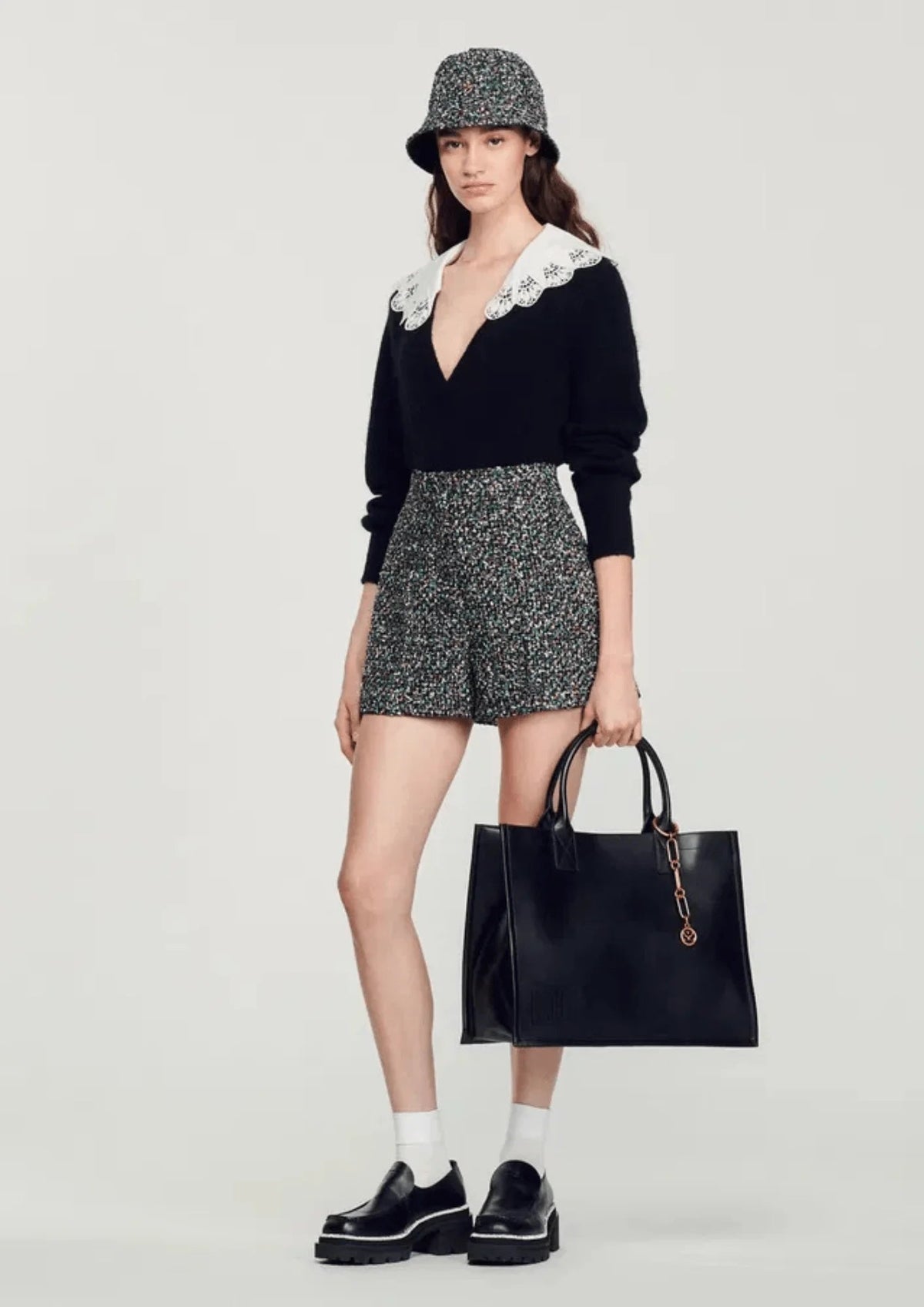 SHORTS EN TWEED
