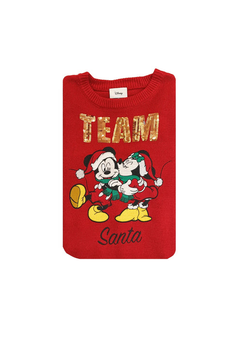 DISNEY TEAM SANTA JUMPER