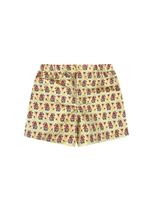 FLORAL JACQUARD SHORTS
