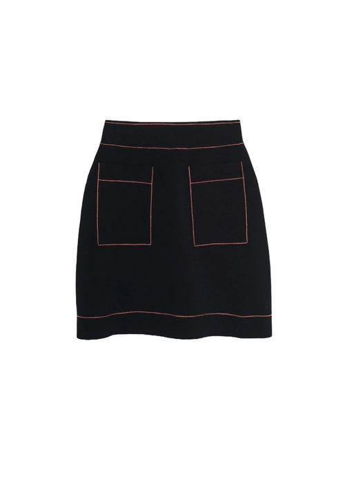 ELANNA SHORT KNITTED SKIRT