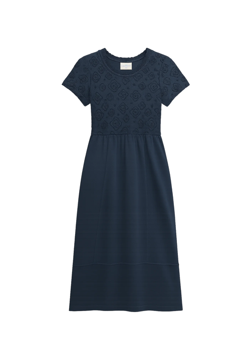 NAVY BLUE FLORAL DRESS