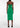 GREEN RUCHED MIDI DRESS
