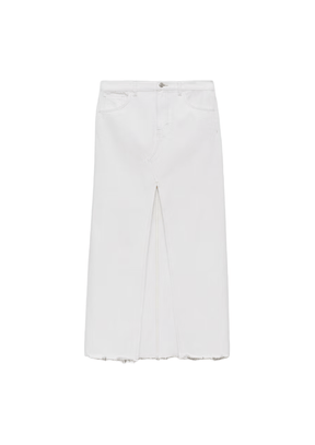 LANGER JEANSROCK MIT SCHlitz
