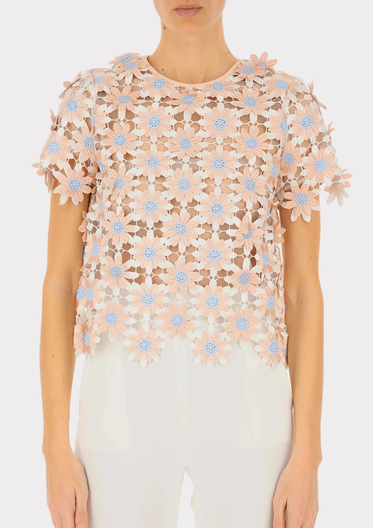 3D FLORAL TOP