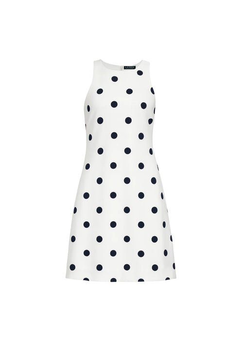 WHITE POLKA-DOT DRESS