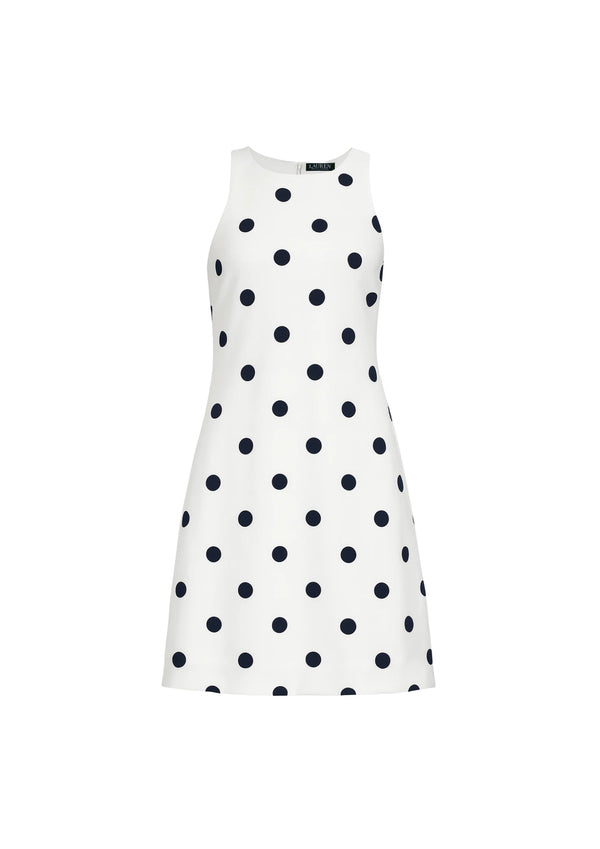 WHITE POLKA-DOT DRESS