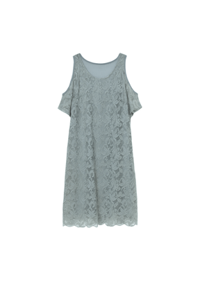BLUE LACE DRESS