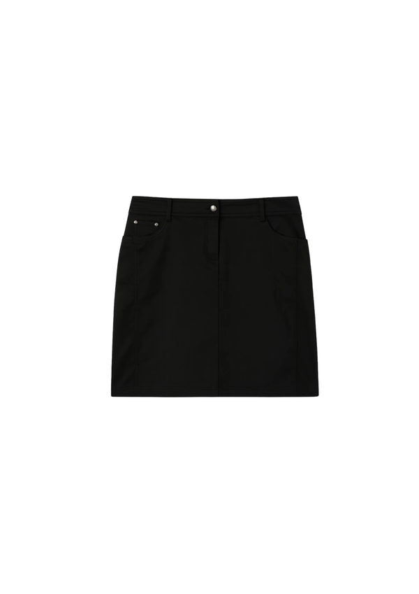 BLACK MINI SKIRT
