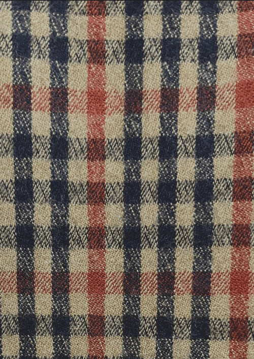 CAMEL CHECKERED DRESS
