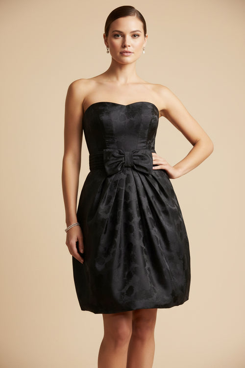 BLACK SLEEVELESS MINI DRESSS