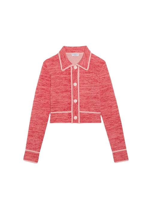 RED SHORT CARDIGAN