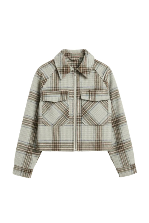 TAUPE SWEAT-JACKET