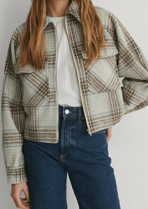 TAUPE SWEATJACKE
