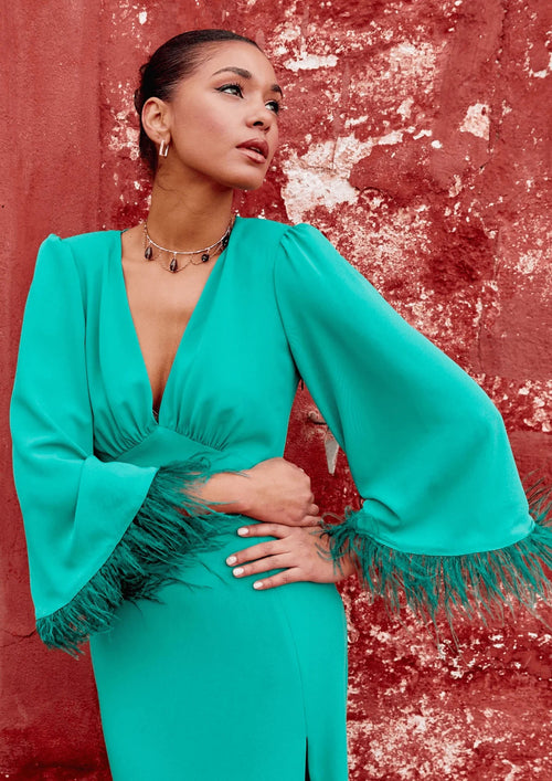 Robe Marabu verte