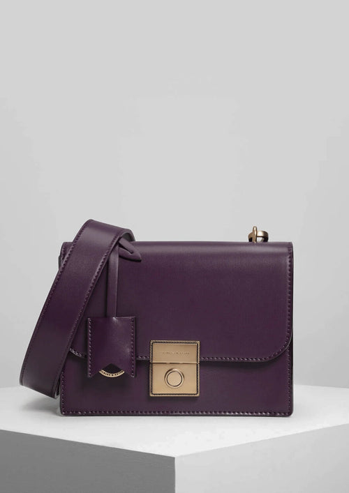 PURPLE CROSSBODY BAG