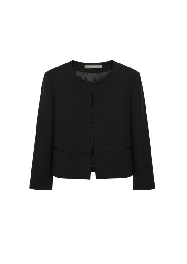 SCHWARZER KURZBLAZER