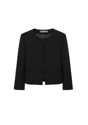 SCHWARZER KURZBLAZER