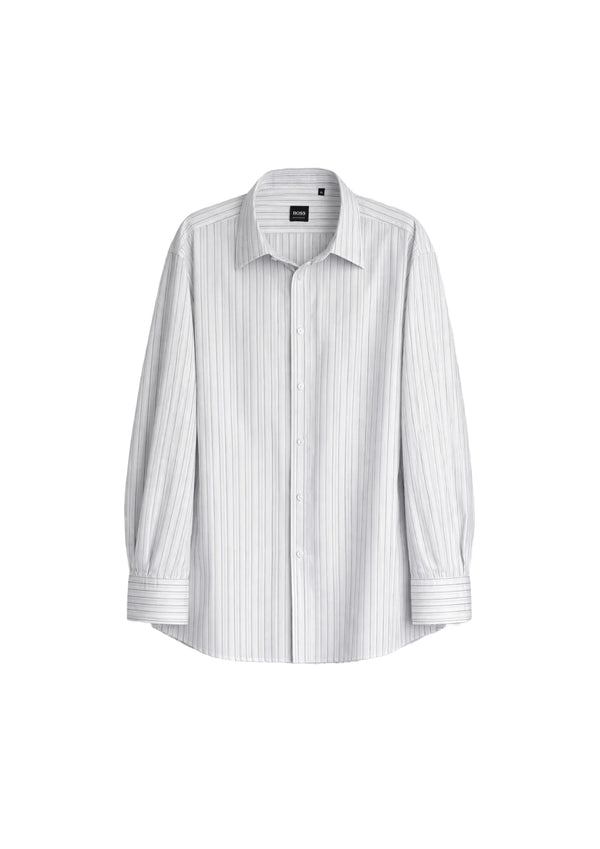 WHITE STRIPED SHIRT