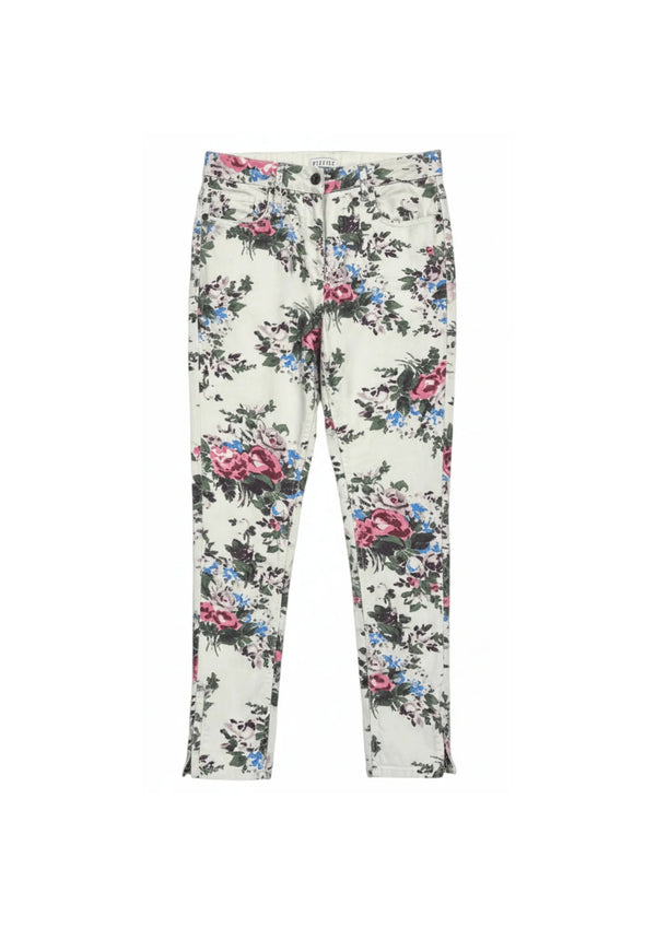 BEIGE FLORAL POLETTE JEANS