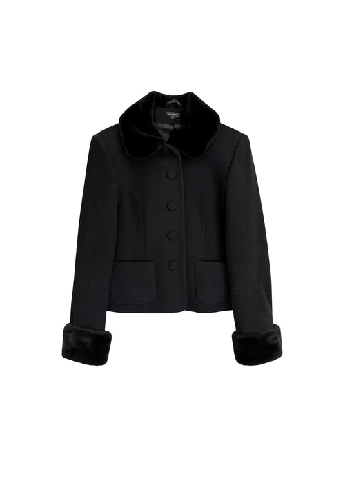 BLACK SHORT COAT