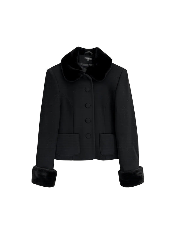 BLACK SHORT COAT