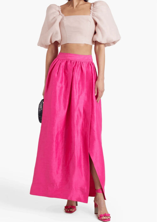 ORGANZA ESME CROPPED TOP