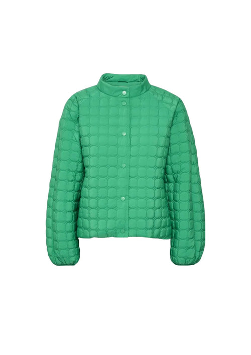 GREEN QUILTED JACKET