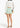 GREEN EMMELINE TWEED SHORTS