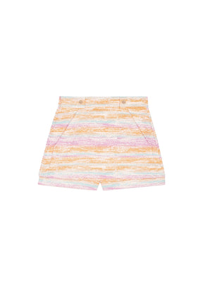 ORANGE TWEED MINI SKORT