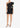 BLACK KEMILA RUFFLED DRESS