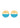 GOLDEN BLUE ROUND EARRINGS