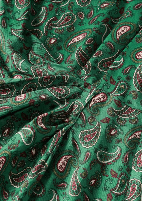ROBE IMPRIMÉE VERTE