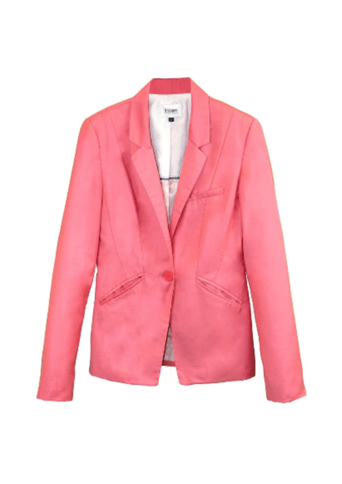 CORAL WAISTED BLAZER