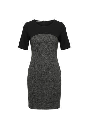 MINI ROBE NOIRE ET GRISE