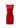 RED DRAPED MINI DRESS