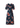 MULTICOLORED FLORAL WRAP DRESS