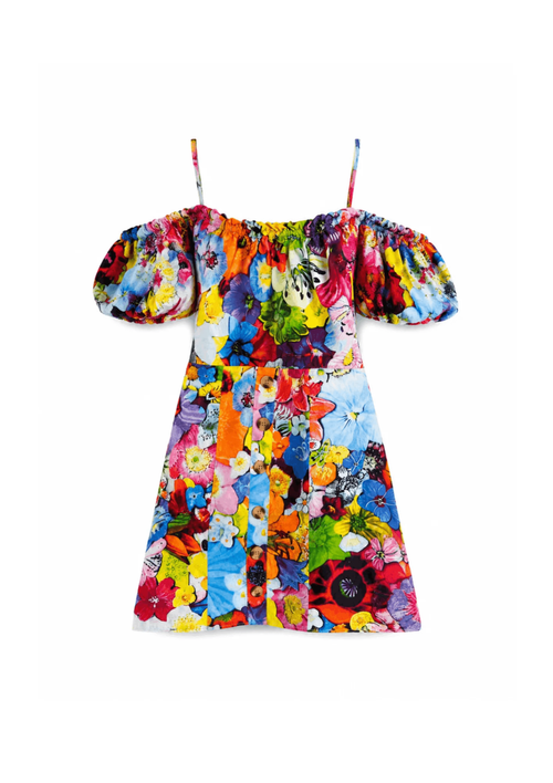 KYLIE PUFF SLEEVE MINI DRESS