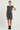 RAW-EDGE DRAPED DRESS