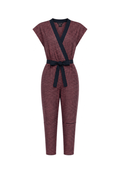 COMBINAISON VIOLETTE COL EN V