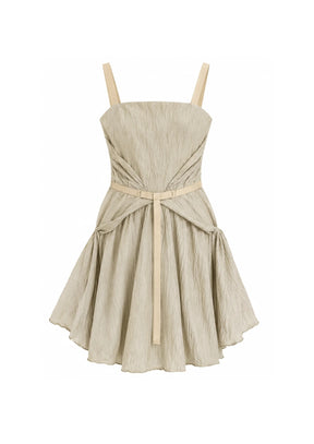 CRINKLE PARACHUTE COCKTAIL DRESS