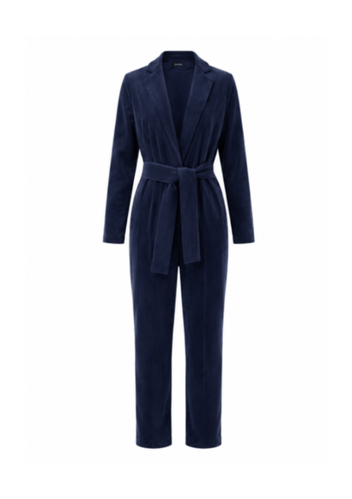 NAVY CORDUROY JUMPSUIT