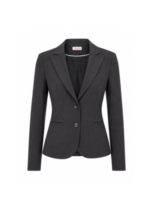 BLAZER NOIR À RAYURES