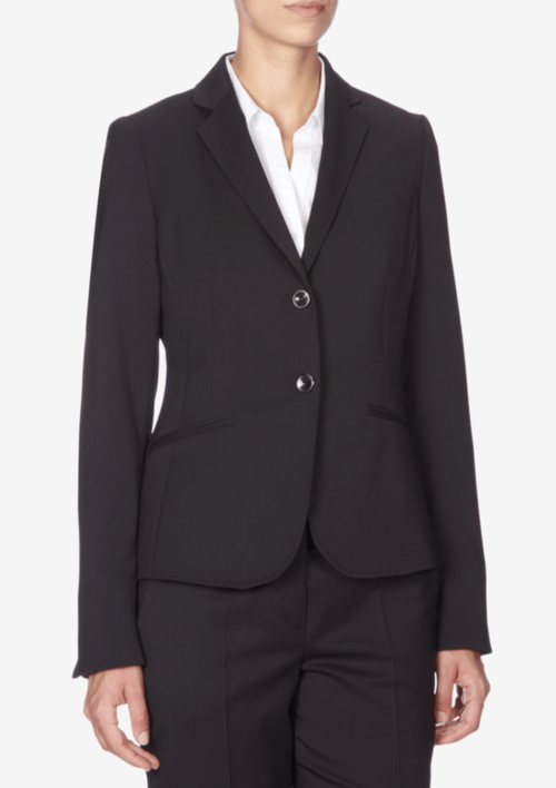 BLACK FITTED BLAZER