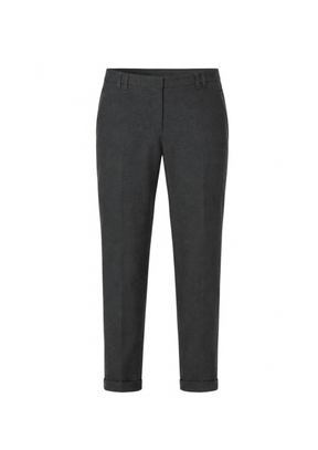 PANTALON EN LAINE GRIS FONCÉ