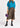 BLUE RIBBED TURTLENECK SWEATER