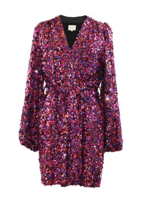 sezane purple sequin dress Rent Sezane Purple Dress UK 8