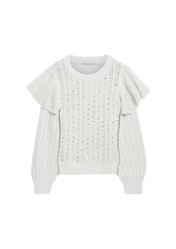 ROSI RUFFLED SWEATER