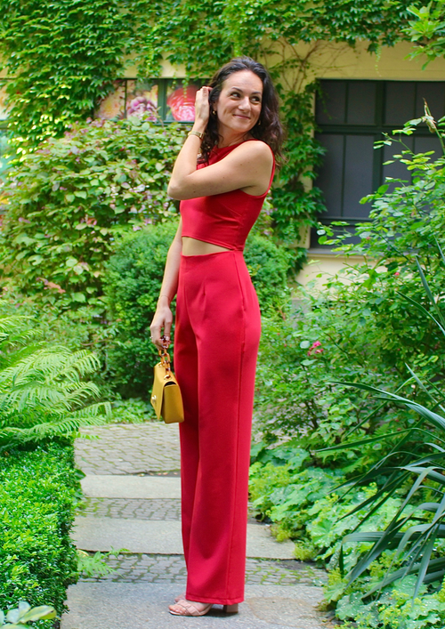 Combinaison de découpe rouge